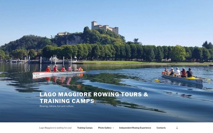 Screenshot of lagomaggiorerowingtour.com