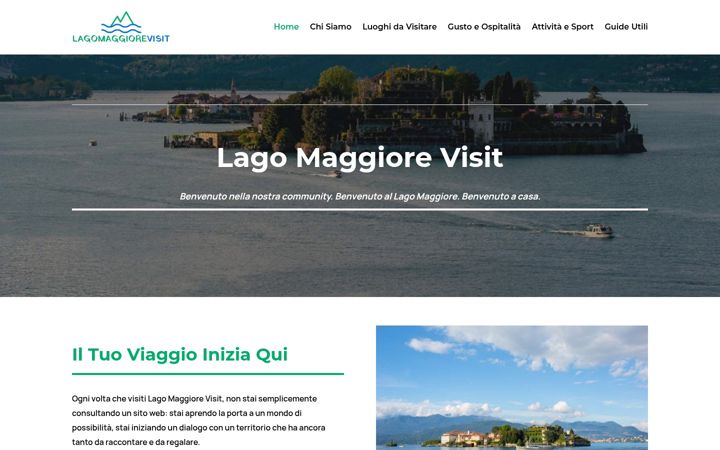 Screenshot of lagomaggiorevisit.it
