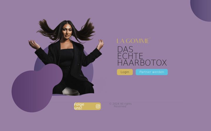 Screenshot of lagomme.de