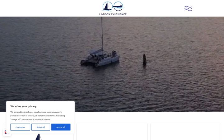 Screenshot of lagoonexperience.com