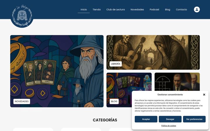 Screenshot of lagorgo.com