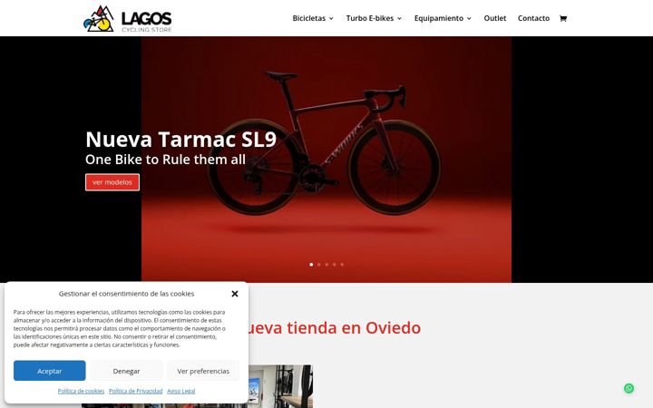 Screenshot of lagoscyclingstore.com