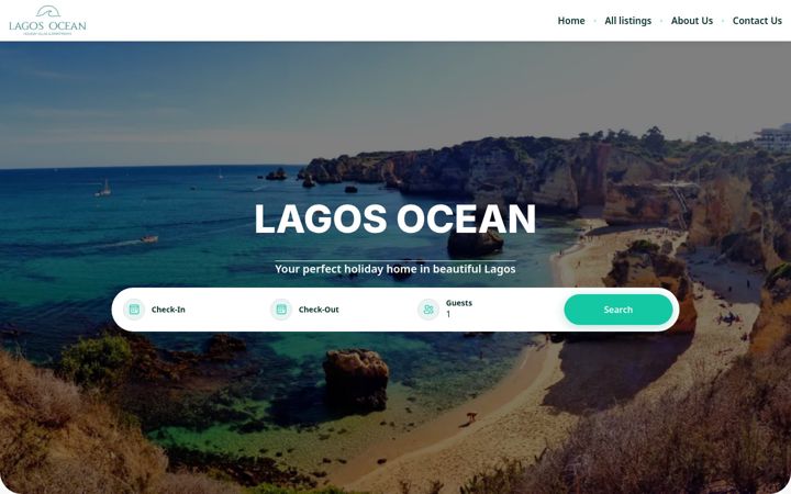 Screenshot of lagosocean.com