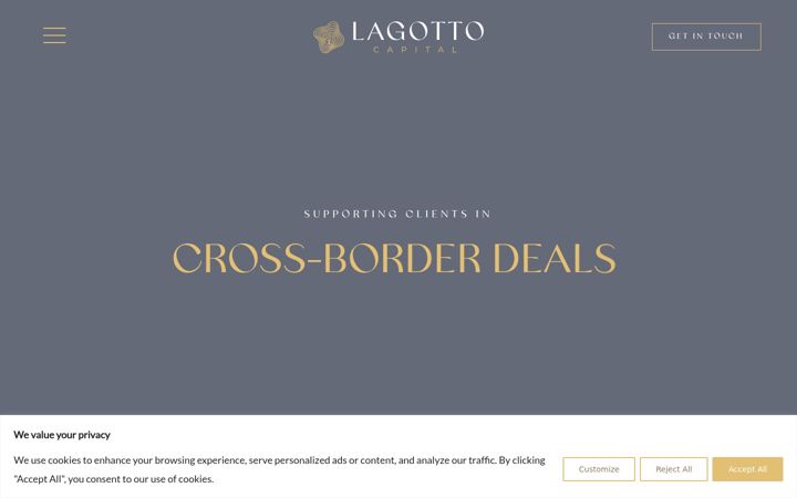 Screenshot of lagotto.capital