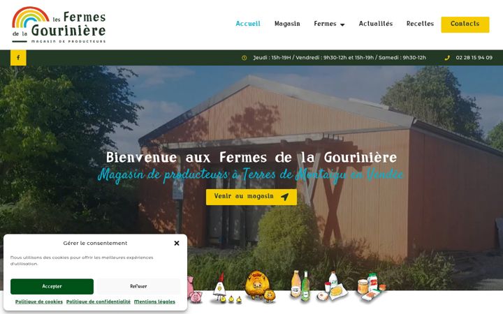 Screenshot of lagouriniere.fr