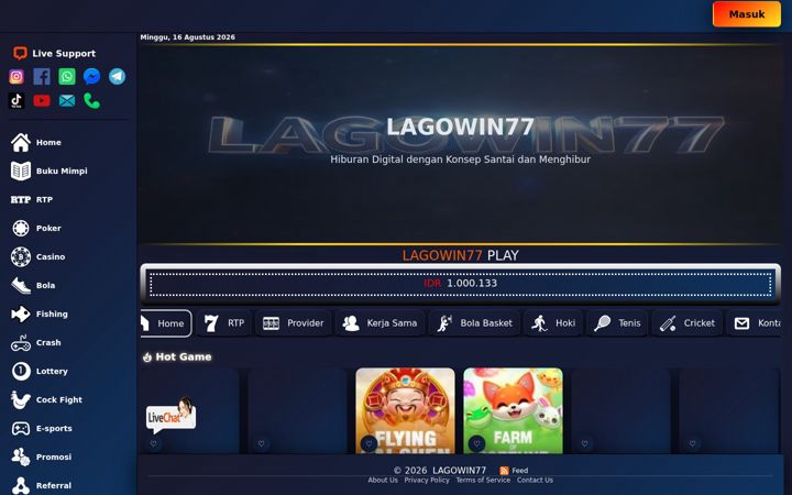 Screenshot of lagowin77.it.com