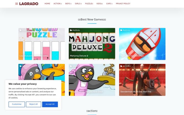 Screenshot of lagrado.com