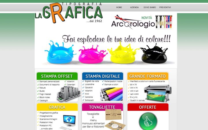 Screenshot of lagrafica1.it