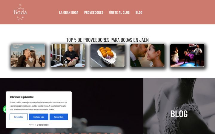 Screenshot of lagranboda.es