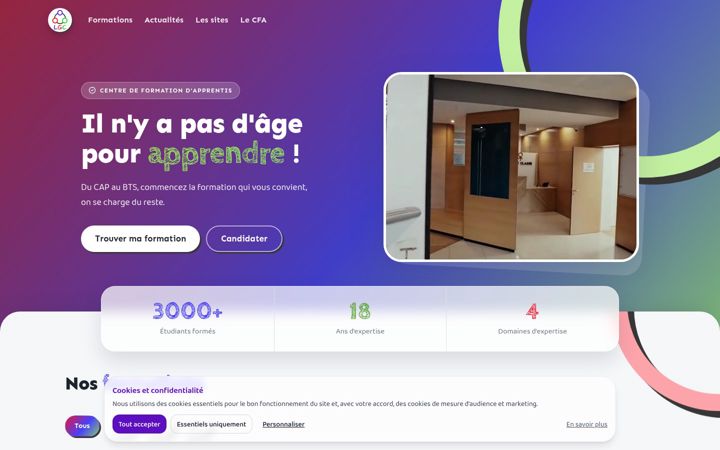Screenshot of lagrandeclasse.fr