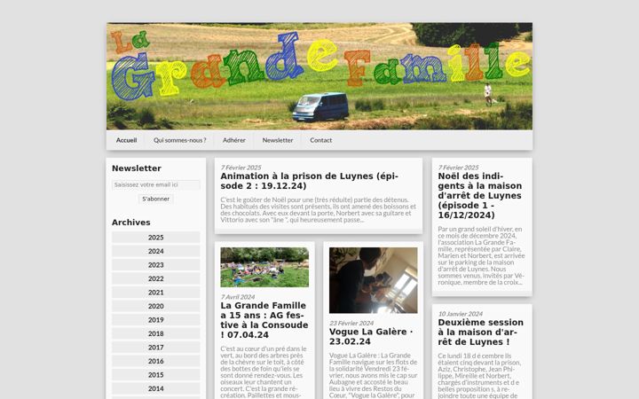 Screenshot of lagrandefamille.org