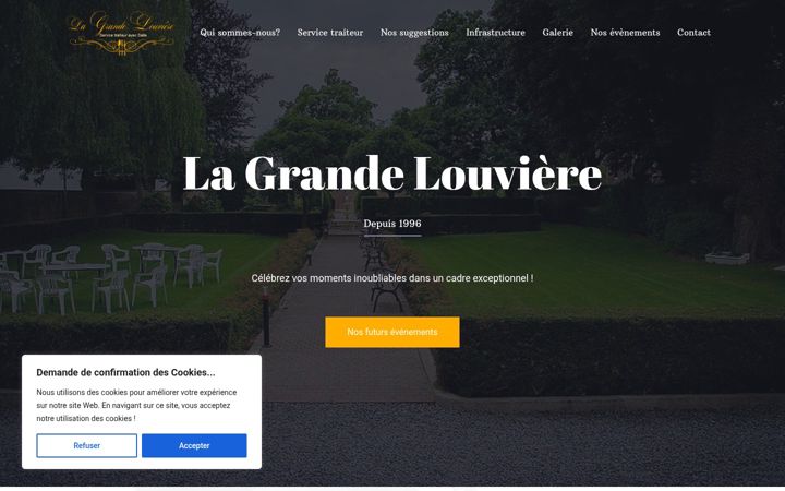 Screenshot of lagrandelouviere.be