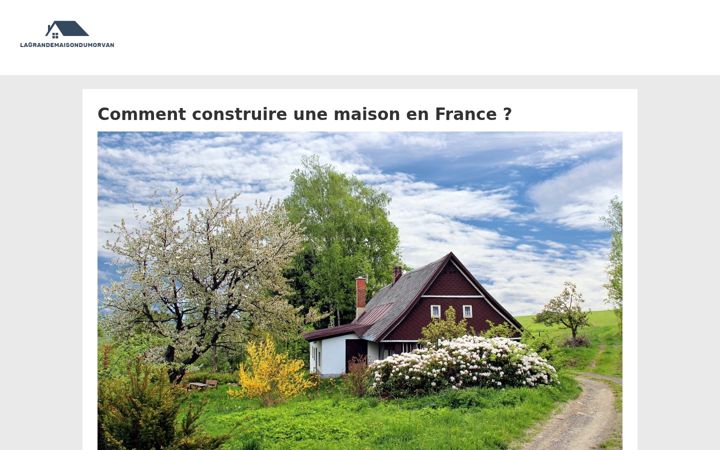 Screenshot of lagrandemaisondumorvan.fr