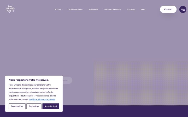Screenshot of lagrandposte.be
