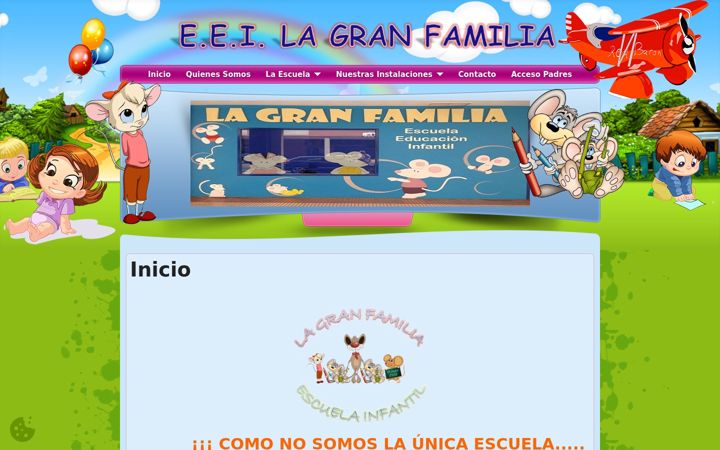 Screenshot of lagranfamilia.es