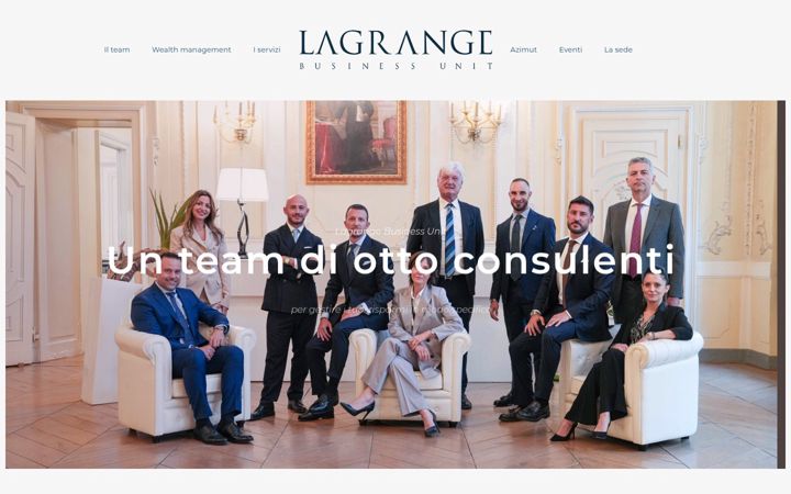 Screenshot of lagrange.business