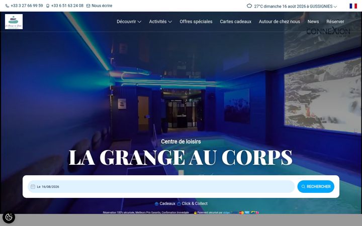 Screenshot of lagrangeaucorps.com