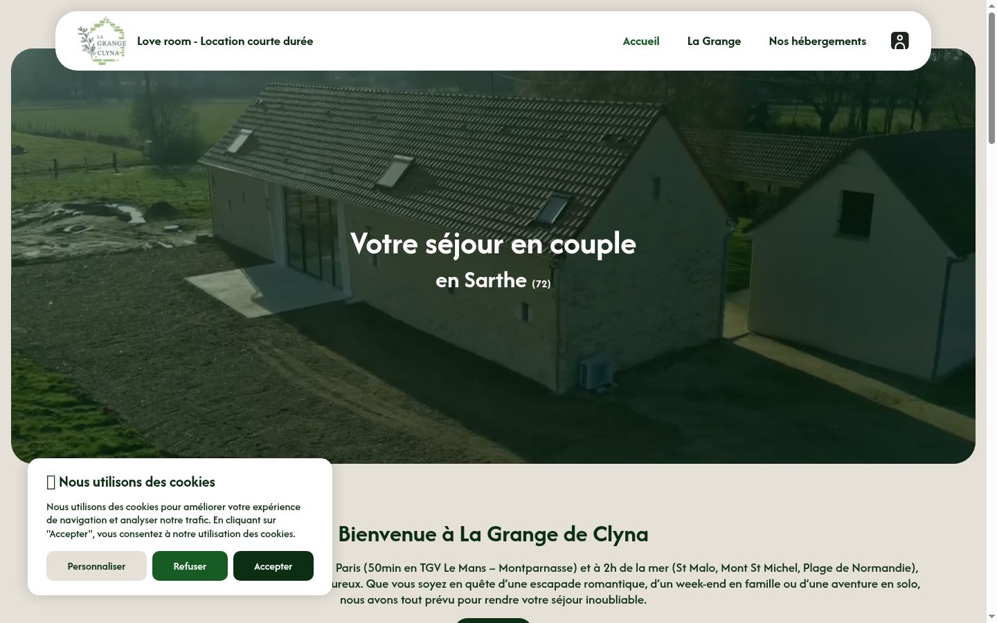 Screenshot van de toestemmingsbanner zoals getoond vóór enige interactie