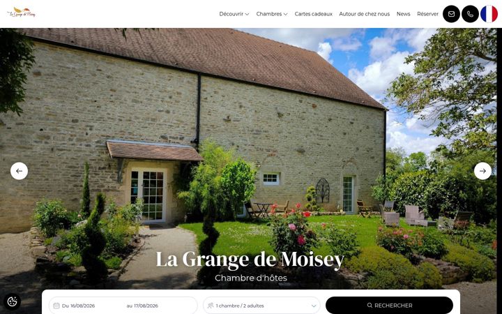 Screenshot of lagrangedemoisey.fr