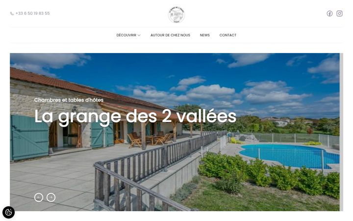 Screenshot of lagrangedes2vallees.fr
