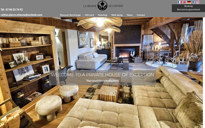 Screenshot of lagrangeducouvent.com