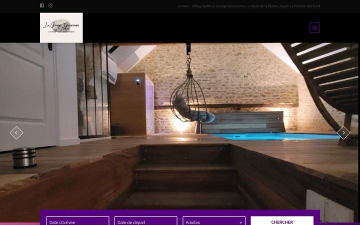 Screenshot of lagrangeepicurienne.fr