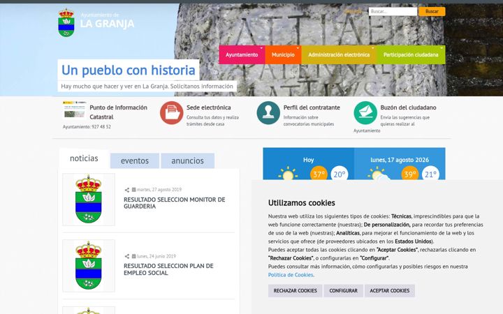 Screenshot of lagranja.es