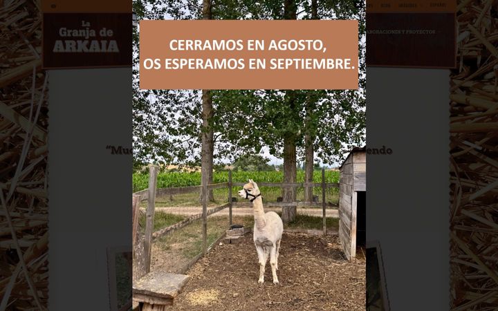 Screenshot of lagranjadearkaia.es