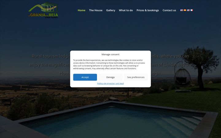 Screenshot of lagranjadelbesa.es