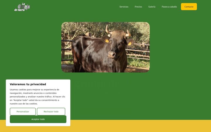 Screenshot of lagranjademaria.es