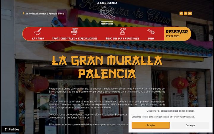 Screenshot of lagranmurallapalencia.es