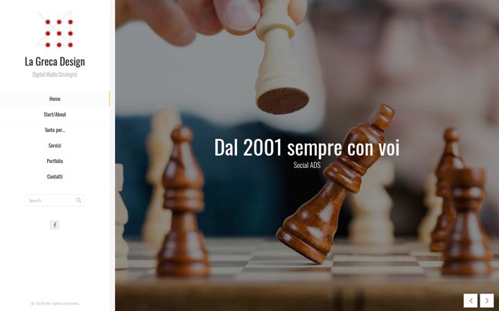 Screenshot of lagrecadesign.it