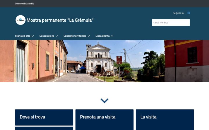 Screenshot of lagremuladiazzanello.it