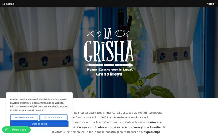 Screenshot of lagrisha.ro