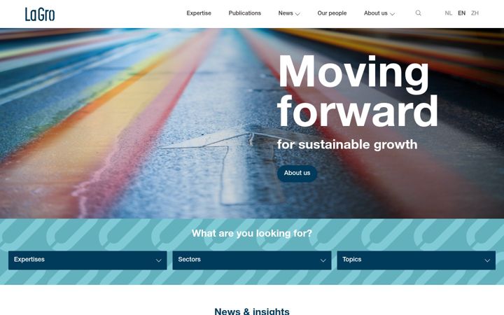 Screenshot of lagro.com