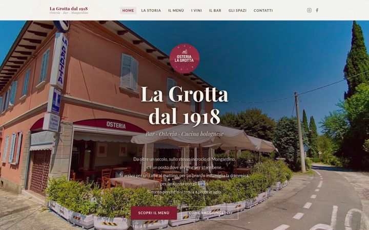 Screenshot of lagrottadal1918.it