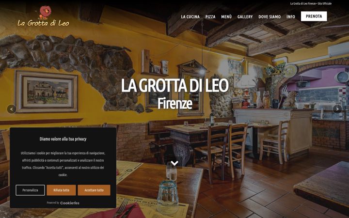 Screenshot of lagrottadileo.it