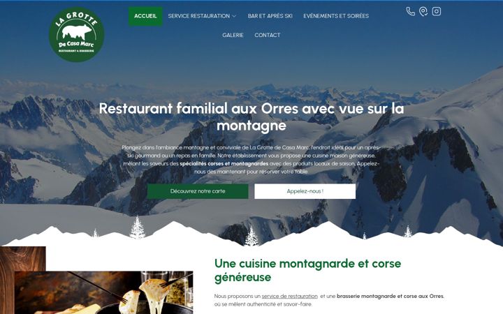 Screenshot of lagrotte-lesorres.fr