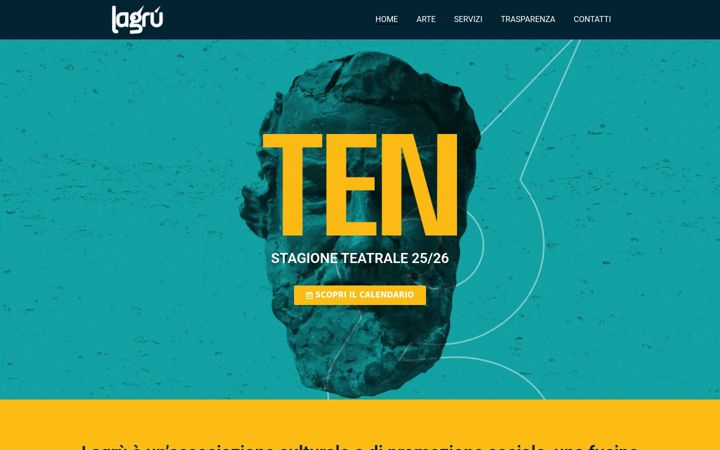 Screenshot of lagruproduzioni.com