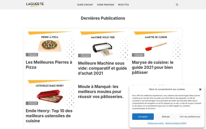 Screenshot of laguerite.fr
