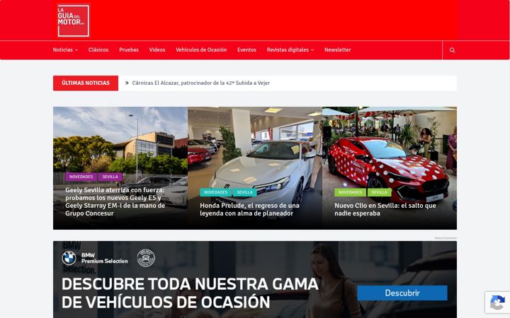 Screenshot of laguiadelmotor.net
