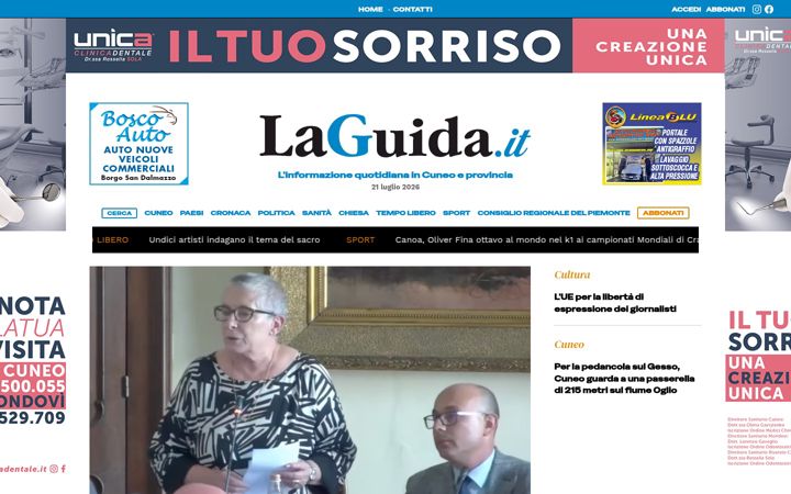 Screenshot of laguida.it