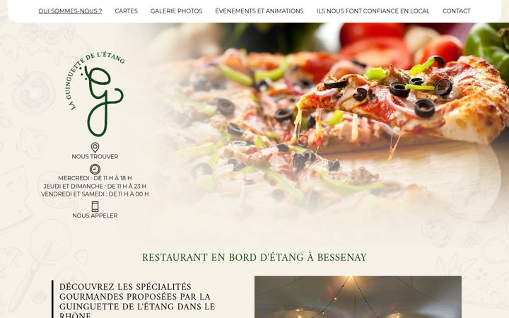 Screenshot of laguinguettedetouslestemps.fr