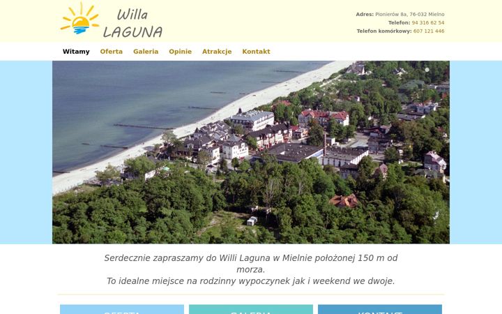 Screenshot of laguna-mielno.pl