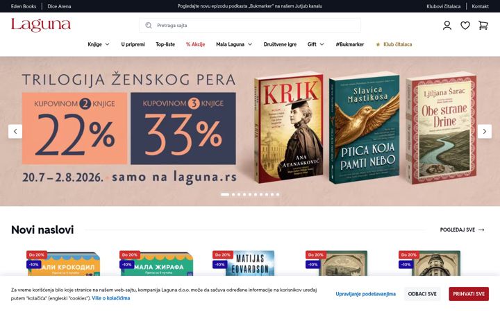 Snímek obrazovky laguna.rs