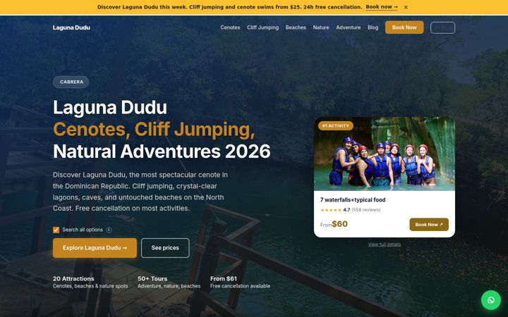 Screenshot of lagunadudu.com