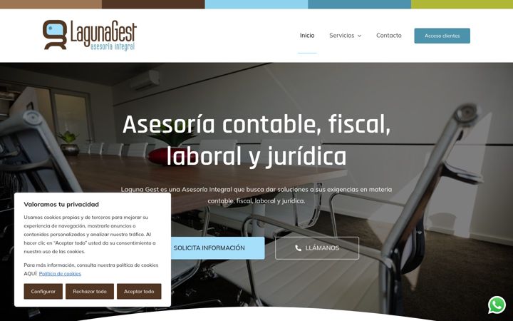 Screenshot of lagunagest.com