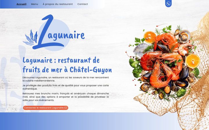 Screenshot of lagunaire.fr
