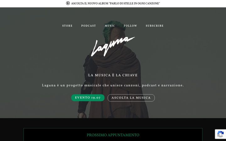Screenshot of lagunamusic.it
