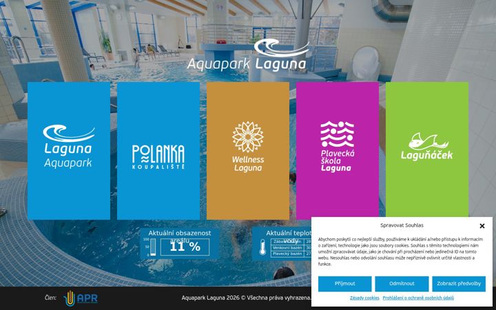 Screenshot of lagunatrebic.cz